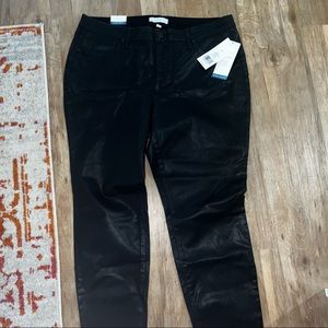 Pleather jeans